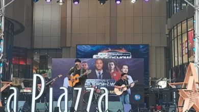 Danar Widianto Hangatkan Nobar Indonesia vs Bahrain, Jadi Teman Ngabuburit pada La Piazza