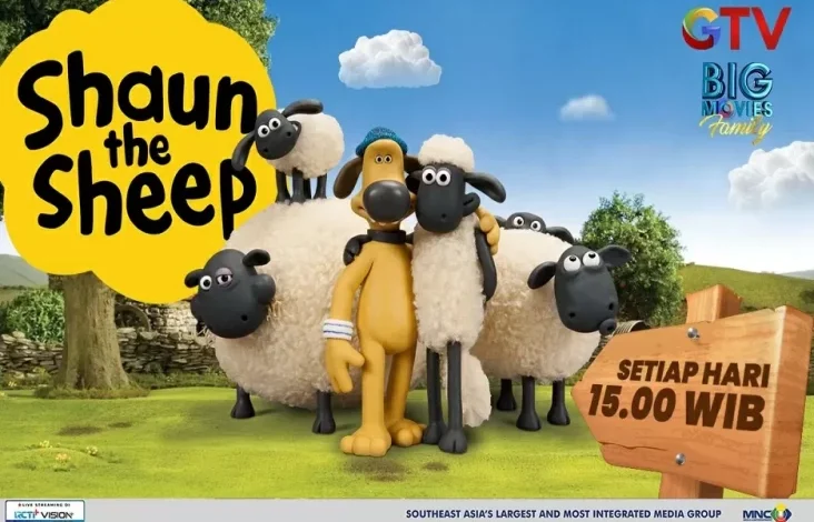 Its Family Time! GTV Tayangkan Shaun si Domba Lucu tapi Jahil yang mana Jadi Temani Sore Kamu!