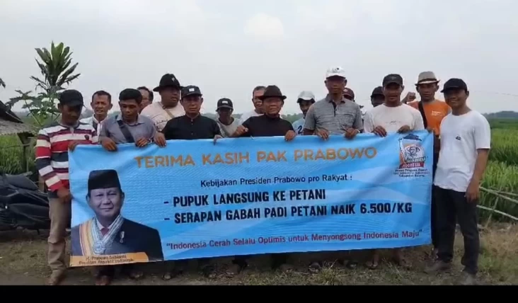 Serap Gabah Rp6500 Bukan Omong Kosong, Tani Merdeka: Terima Kasih Presiden Prabowo
