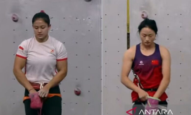 Langkah Desak Made berhenti di dalam 8 besar IFSC World Cup Wujiang 2025