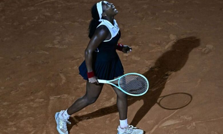 Gauff capai final Roma usai bertarung selama tambahan besar dari tiga jam